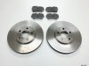 2 x Front Brake Discs & Brake Pads for Chrysler PT Cruiser 2001-2010 BRK/PT/002A